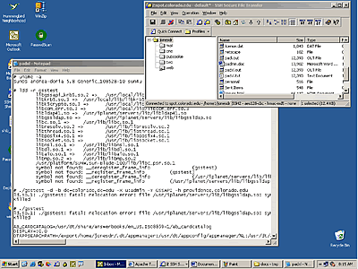 Image of double click file transfer.